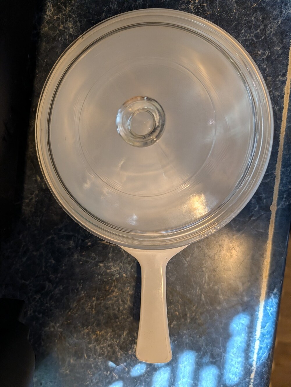 Corningware White Ceramic Prep Bowl with Handle
